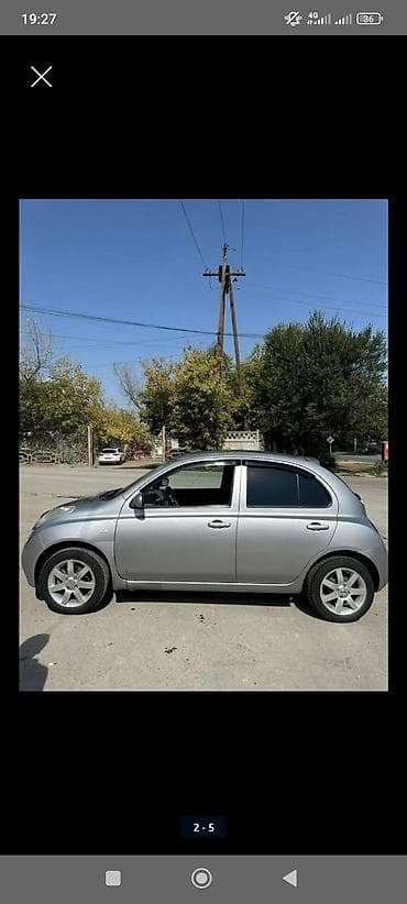 Nissan Micra: 2003 г., 1.5 л, Кол менен иштөөчү, Бензин, Хетчбек — 2