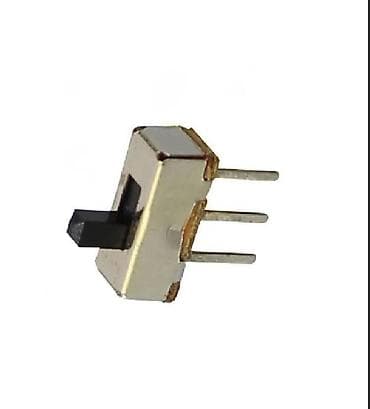 Выключатель скользящий 1P2T SPDT SS-12D00, высота 3 мм, ручка