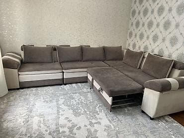 мебель угловые диваны: Модульный диван, Б/у — 4