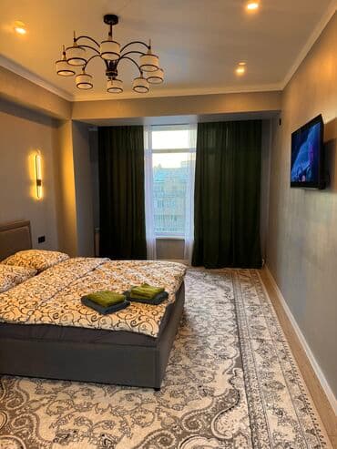 1 комн квартира бишкек: 1 комната, Душевая кабина, Постельное белье, Кондиционер — 1