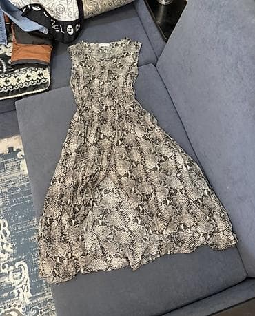 moms: Женская одежда 1) Плиссированная миди-юбка - Цвет: молочный/чёрный с — 4