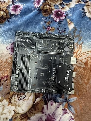 775 socket: Материнская плата для ПК, Б/у, MSI, AM4, Micro-ATX — 2