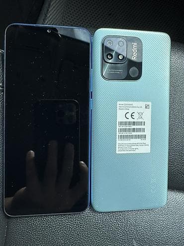 Redmi, Redmi 10C, Новый, 128 ГБ, цвет - Синий, 2 SIM — 1