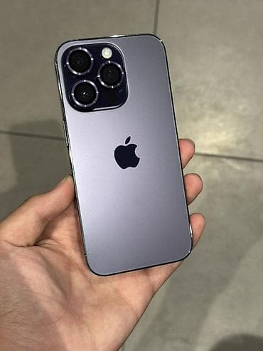 ридер: IPhone 14 Pro, Б/у, 128 ГБ, Deep Purple, 77 % — 3