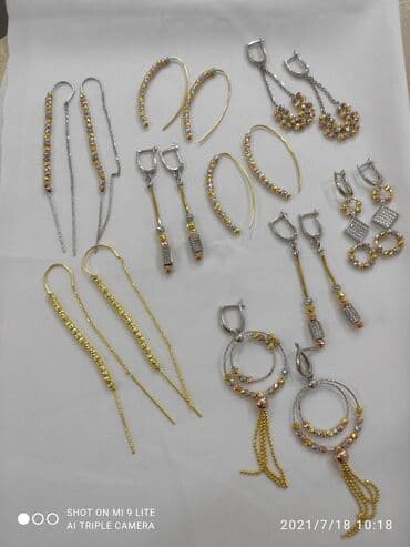 Ювелирные изделия: Италия Эксклюзив Серебро покрыто желтое золото пробы 925 Есть доставка — 2