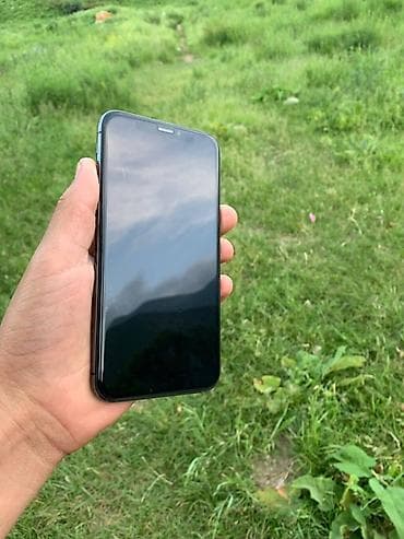 ide hdd: IPhone X, Б/у, 64 ГБ, Черный, Защитное стекло, 100 % — 1