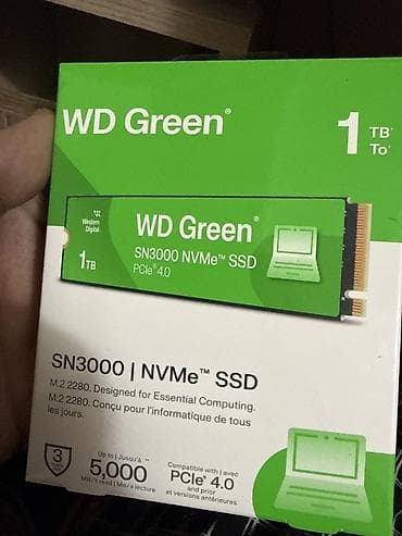 Накопитель для ПК, Western Digital (WD), SSD, 1 ТБ, Для ПК — 1