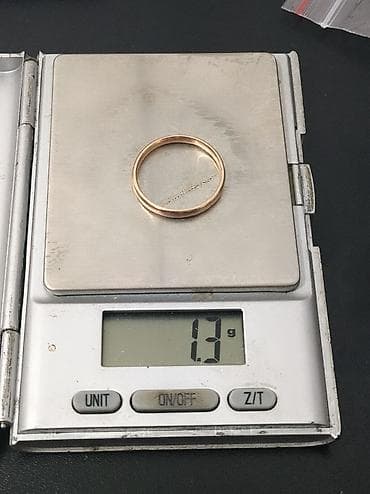 Үлпөт көйнөктөрү жана аксессуарлар: Тонкое обручальное кольцо 585 пр.разм 23 - Классический гладкий — 2
