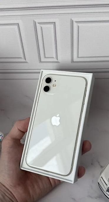 macbook 2017: IPhone 11, Б/у, 128 ГБ, Белый, Зарядное устройство, Чехол, Кабель, 78 % — 1