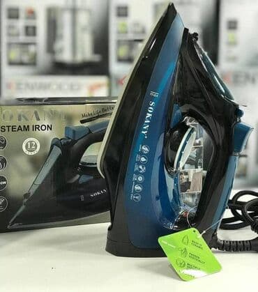 утюг ручной: Утюг Паровой, Керамический, Регулировка подачи пара — 1