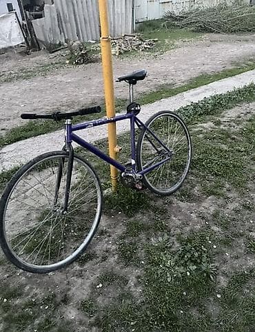 Городской велосипед с фиксированной передачей (фикс/сингл-спид). -