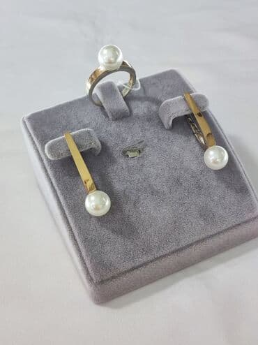 свадебные наборы ручной: Набор украшений, Проба 925, Женские, Новый — 2