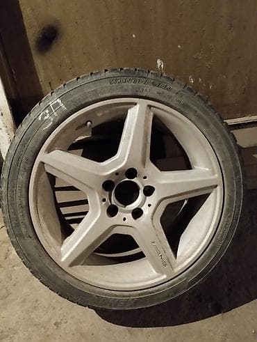 Литые Диски R 17 AMG, Комплект, отверстий - 5, Б/у