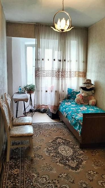 osh flat: 2 комнаты, 53 м², ул. Лев Толстой Индивидуалка, 5 этаж, Старый ремонт — 1
