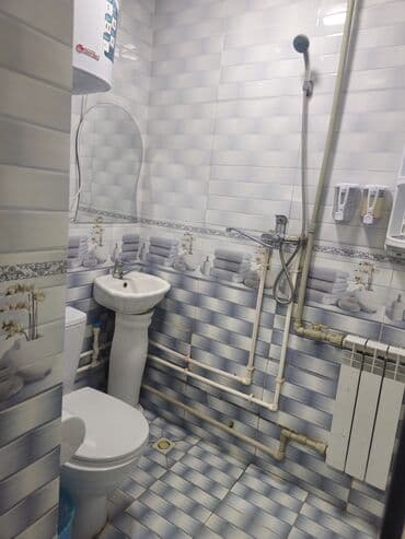 квартира бишкек 1 комнатная на месяц: 150 м², С мебелью — 7