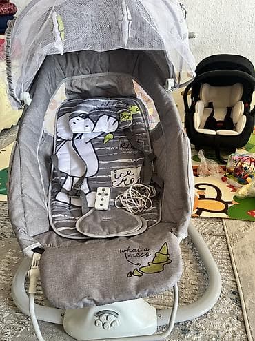 барбер кресла: Coolbaby кроватка есть датчик плача и 5режимов укачивания, а так же — 4