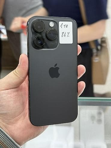 apple mac mini: IPhone 14 Pro, 1 ТБ, Черный, 86 % — 1