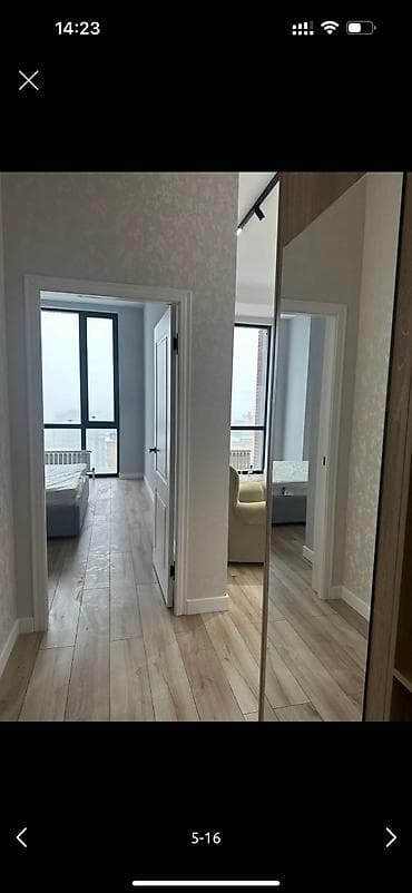 1 комната, 42 м², Ак-Кеме (старый аэропорт) Элитка, 14 этаж, Дизайнерский ремонт — 1