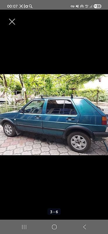 jac js6: Volkswagen Golf: 1992 г., 1.6 л, Механика, Газ, Хэтчбэк — 2