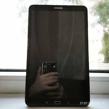Техника и электроника: Планшет, Samsung, 10" - 11", Wi-Fi, Б/у, Классический цвет - Черный — 2