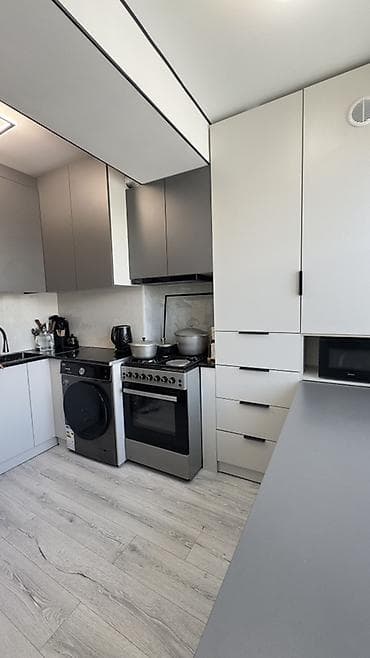 мебел бу: Кухонный гарнитур, цвет - Серый — 5