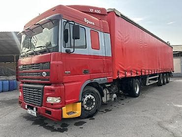 спец трал прицеп: Тягач, DAF, 2003 г., Тентованный — 8