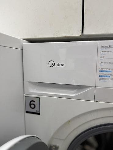poco c61: Стиральная машина Midea, фронтальная загрузка 6 кг. 6 месяцев — 5