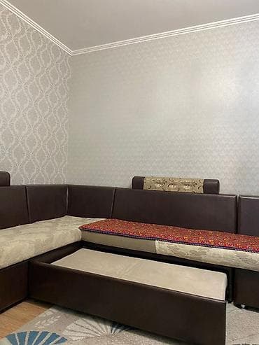 раскраска: Угловой диван с раскладным механизмом и ящиками для хранения. - — 5