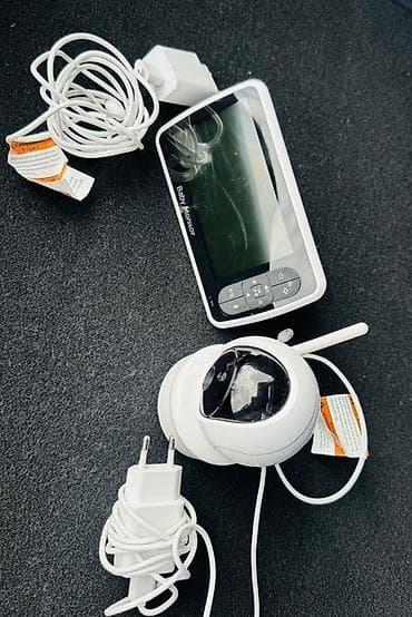 Видео аркылуу бала көзөмөлдөө: Видеоняня с камерой и монитором Комплект: - поворотная IP-камера с lalafo.kg да — 2 Видео аркылуу бала көзөмөлдөө: Видеоняня с камерой и монитором Комплект: - поворотная IP-камера с — 2