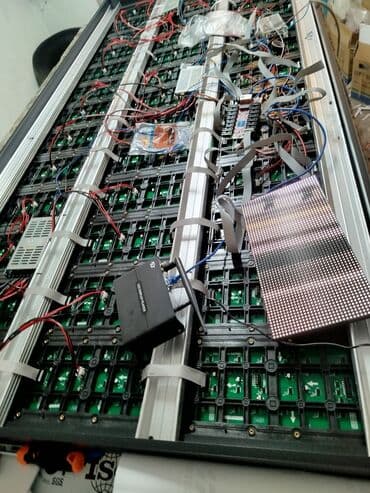 изготовление рекламных баннеров: | LED экраны, | Монтаж, Снятие размеров — 2