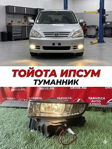 ипсум туманик: Комплект противотуманных фар Toyota 2002 г., Новый — 1