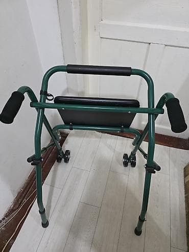 электронный коляска: Пожилые/реабилитационные ходунки с сиденьем и колесами - Тип — 5