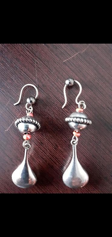 Сөйкөлөр: Серёжки ручной работы с калоритный бижутерии район 10мкр — 1