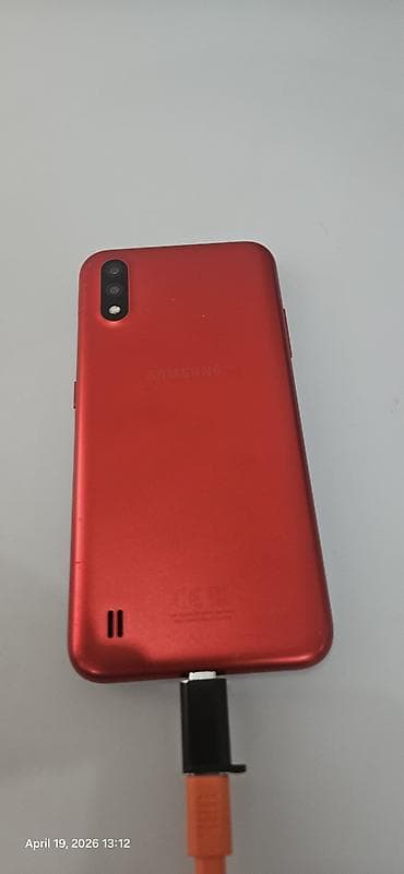 redmi note 4: Samsung Galaxy A01, Б/у, 16 ГБ, цвет - Красный, 2 SIM — 4