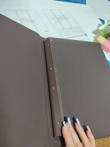 купить меню для кафе: Папки-меню для кафе, ресторанов и баров. Характеристики: - Формат — 7