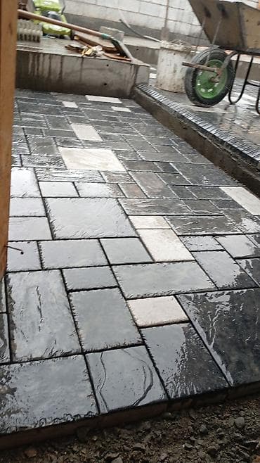 ремонт брусчатки: Укладка тротуарной плитки «под камень» и декоративных панелей - — 2
