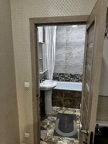 долгосрочный квартира токмок: 3 комнаты, Агентство недвижимости, Без подселения, С мебелью полностью — 8