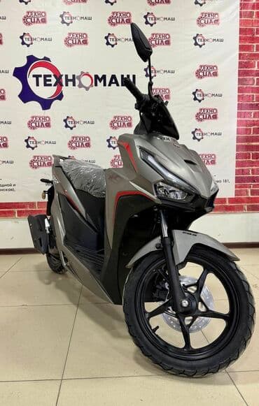 электронные мотоциклы: Тип скутера 150 куб. см, Бензин, Новый — 12