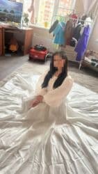 свадебное платье для беременных напрокат: Бальное платье, Длинная модель, цвет - Белый, L — 2