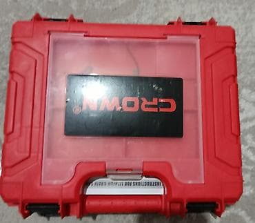 snap on: Аккумуляторная дрель‑шуруповёрт CROWN в кейсе.новая.непользованая — 2