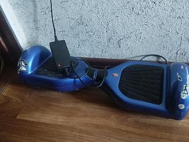 Гироскутер с зарядным устройством - Цвет: синий, декоративные