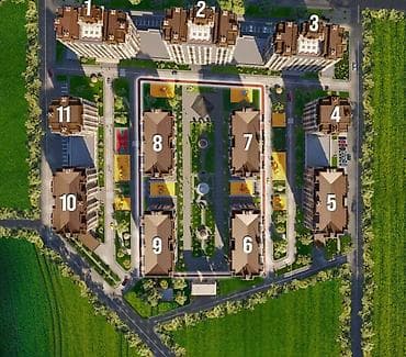 discovery studio: 2 комнаты, 75 м², Асанбай мкр Элитка, 5 этаж, ПСО (под самоотделку) — 1