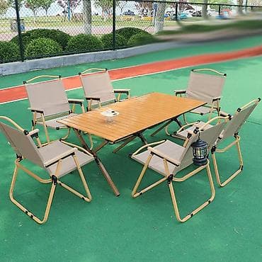Уличный складной обеденный комплект на 6 персон Состав: -