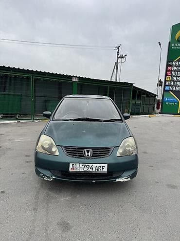 civic: Honda Civic: 2002 г., 1.6 л, Автомат, Бензин, Хэтчбэк — 1