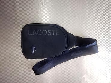 Сумка на пояс/через плечо Lacoste, темно‑синяя. - Компактная модель с