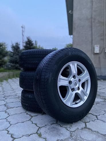 Колеса в сборе 265 / 70 / R 18, Лето, Б/у, Комплект, Внедорожные (АТ/МТ), Литые, отверстий - 6