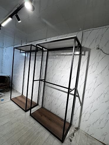 вешалка с одеждой: Кронштейн Для одежды, Материал: Металл, Лофт — 2