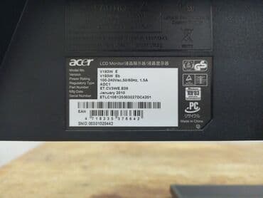 Ноутбуки: Монитор, Acer, Б/у, LCD, 18" - 19" — 3