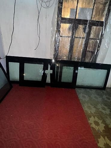 Стеклянные панели/вставки с чёрной окантовкой - Комплект