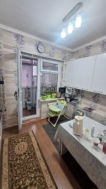 микр 12: 3 комнаты, 64 м², 106 серия, 9 этаж, Косметический ремонт — 5